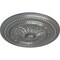 Ekena Millwork Chester Ceiling Medallion (Fits Canopies up to 2 1/4"), Hand-Painted Silver, 15 3/4"OD x 1 7/8"P CM15CHSLS - alternate 2